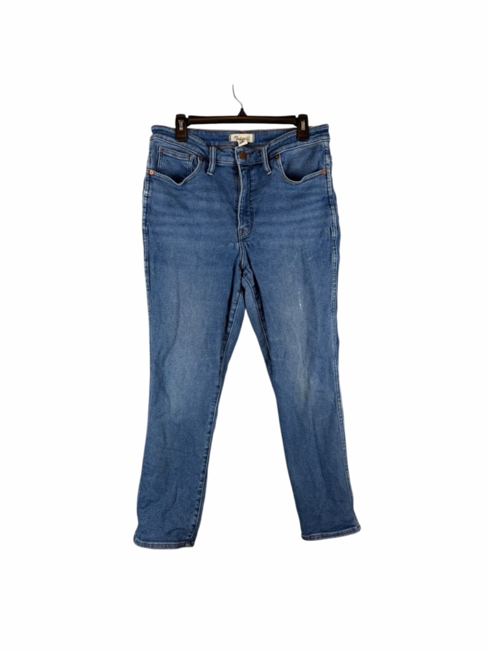 Madewell Curvy Stovepipe Jeans Medium Wash Straight Leg Size 31